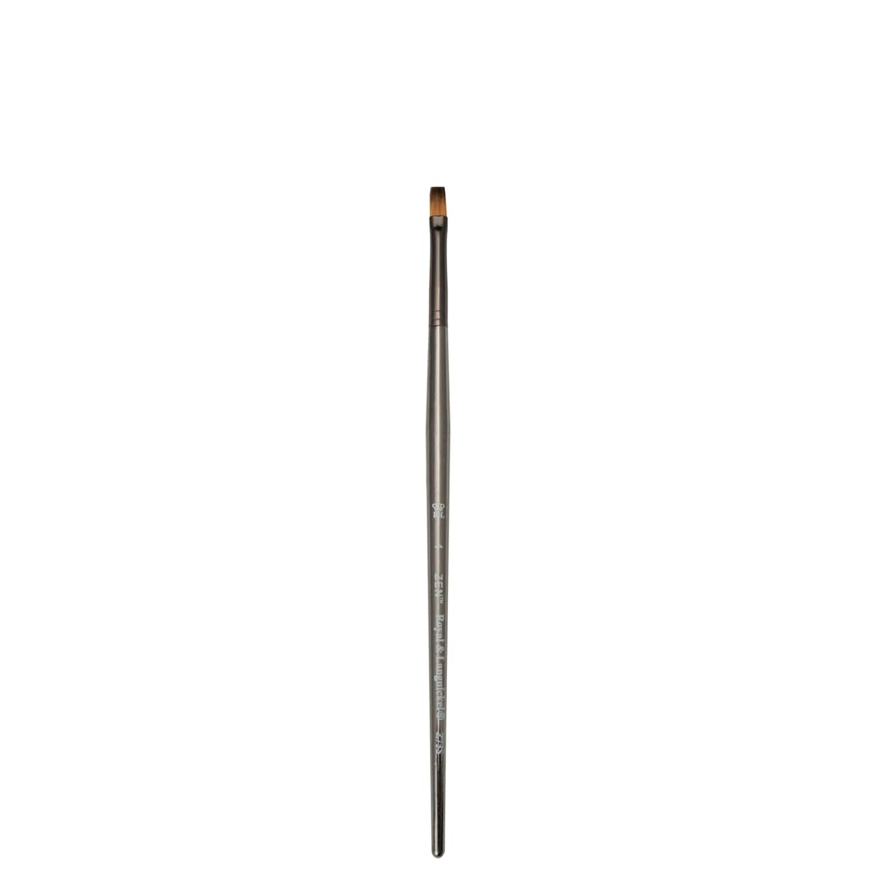 12 Pack: Zen™ Series 73 Short Handle Flat Shader Brush